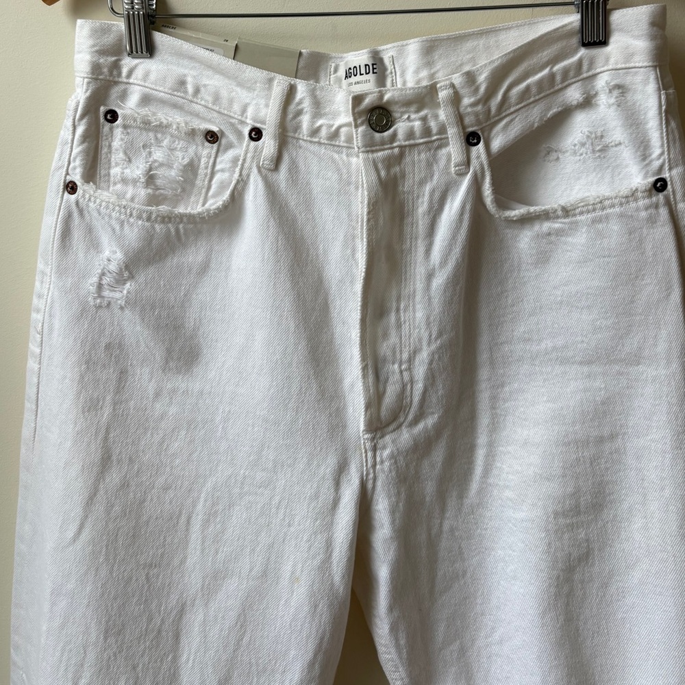NWT Agolde 90s Distressed Straight Jeans - Picture 6 of 12